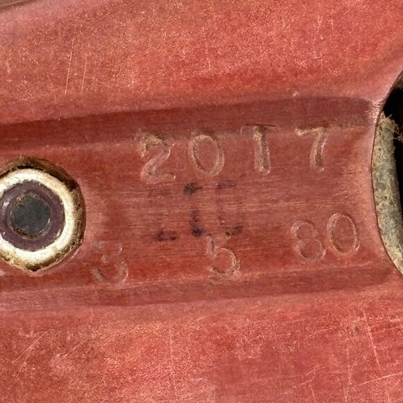 Vintage Wooden Weaving Loom Boat Shuttle With Bobbin & Felt Lining 15" - Picture 4 of 12